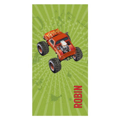 Lofaris Personalized Name Various Racing Cars Beach Towel