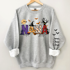 Lofaris Personalized Nana And Grandkids Halloween Shirt