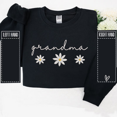 Lofaris Personalized Nana Daisy And Grandkids Sweatshirt