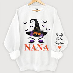 Lofaris Personalized Nanalife Hat Halloween And Grandkids Sweatshirt