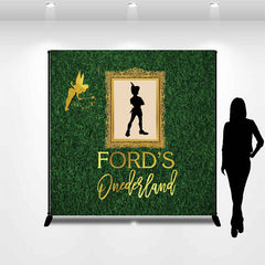 Lofaris Personalized Onedeland Green Lawn Birthday Backdrop