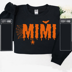 Lofaris Personalized Orange Mimi Halloween And Kids Sweatshirt