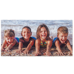 Lofaris Personalized Photo Summer Beach Towel For Kids