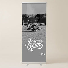 Lofaris Personalized Retro Photo Retractable Birthday Banner