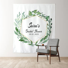 Lofaris Personalized Rustic Bridal Shower Wedding Backdrop Decor