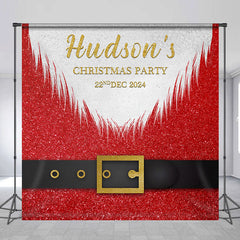 Lofaris Personalized Santa Christmas Party 2024 Backdrop