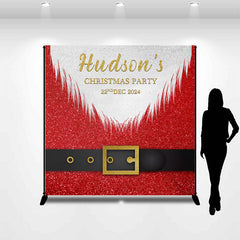 Lofaris Personalized Santa Christmas Party 2024 Backdrop