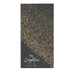 Lofaris Personalized Sparkling Love Wedding Beach Towel