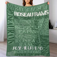 Lofaris Personalized Throws With Name Evergreen Blanket Gift