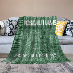 Lofaris Personalized Throws With Name Evergreen Blanket Gift