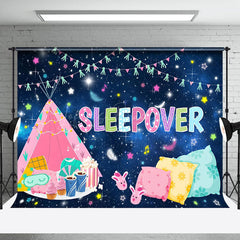 Lofaris Pillow Starry Sky Dessert Sleepover Party Backdrop