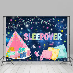 Lofaris Pillow Starry Sky Dessert Sleepover Party Backdrop