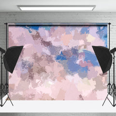 Lofaris Pink Blue Textured Graffiti Wall Backdrop For Photo