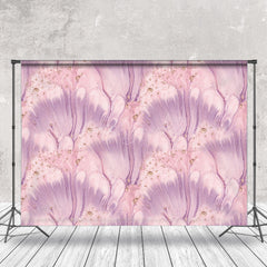 Lofaris Pink Purple Gold Marble Texture Photography Backdrop