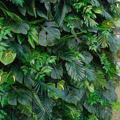 Lofaris Green Tropical Party Fabric Artificial Flower Wall