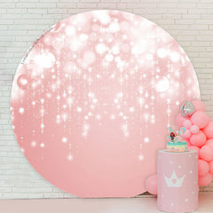 Rose Gold Diamond Glitter Bokeh 30th Birthday Backdrop