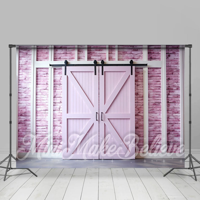 Lofaris Pink Wooden Retro Wall Backdrop For Photography