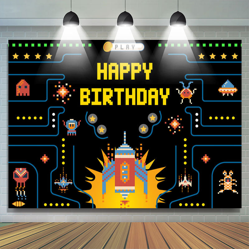 Lofaris Play Games Happy Birthday?Party Backdrop For Boy