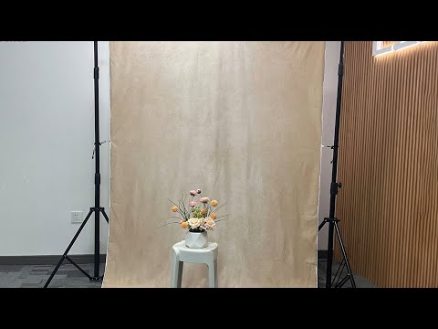 Champagne Gold Abstract Textured Photoshoot Backdrop