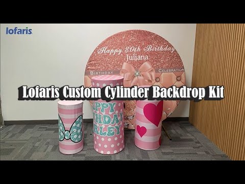 Custom Photo And Size Microfiber Cloth Round Backdrop Kit