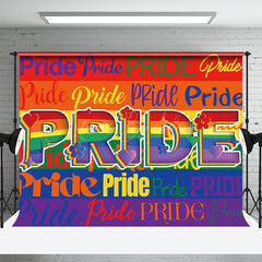 Lofaris Pride Repeat Colorful Rinbow Strip Dance Backdrop