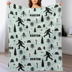 Lofaris Primitive Man Cedars Step And Repeat Custom Blanket