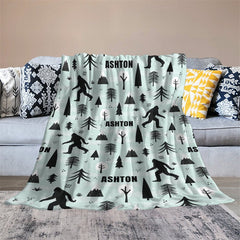 Lofaris Primitive Man Cedars Step And Repeat Custom Blanket