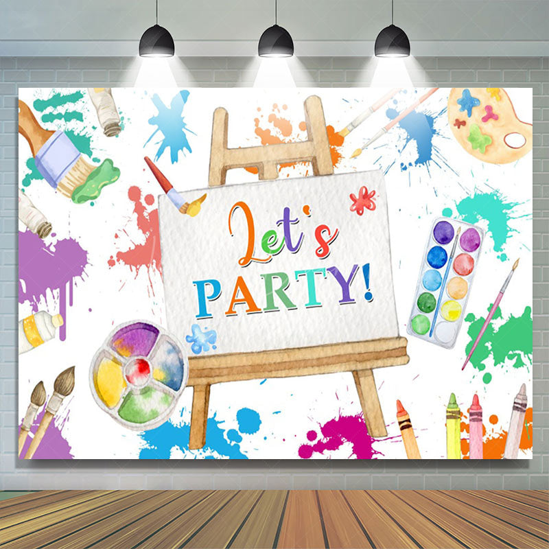 Lofaris Printing Color Graffiti Artboard Party Backdrop