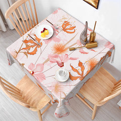 Lofaris Prints Painting Pink Elegance Square Tablecloth