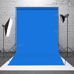 Lofaris Professional Solid Blue Portrait Photo Booth Backdrop