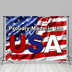 Lofaris Proudly Made In The Usa Flag Independence Day Backdrop