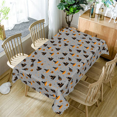 Lofaris Pumpkin And Castle Pattern Halloween Tablecloth