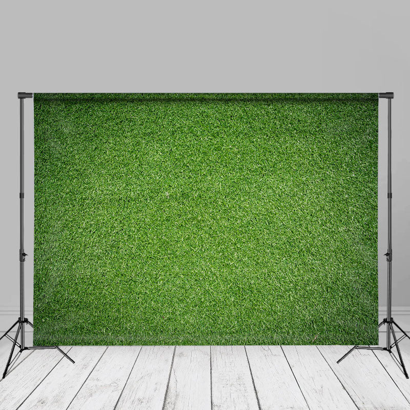 Lofaris Pure Green Sod Sport Style Backdrop For Photo Booth