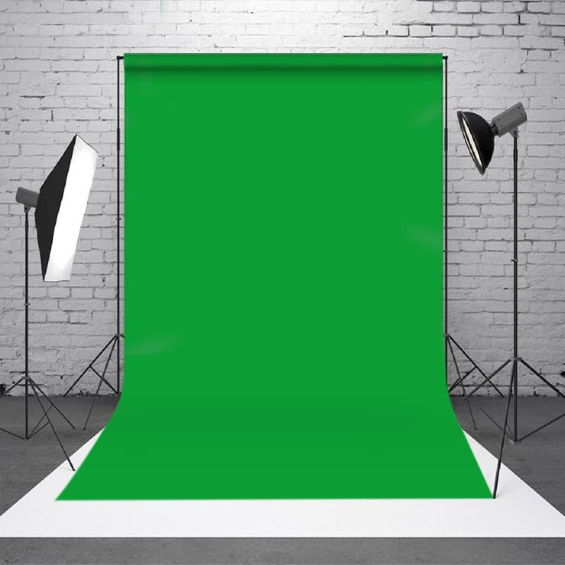 Lofaris Pure Green Solid Color Portrait Photo Booth Backdrop