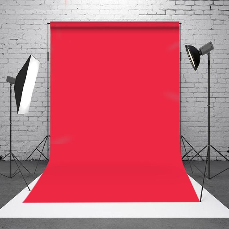 Lofaris Pure Solid Red Photo Booth Backdrop For Portrait