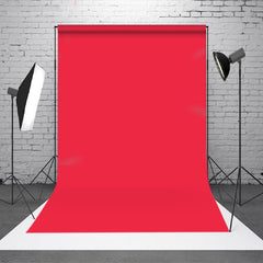 Lofaris Pure Solid Red Photo Booth Backdrop For Portrait