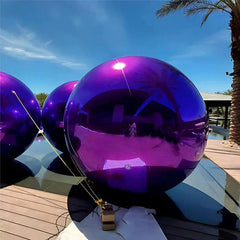 Lofaris Purple Giant Inflatable Mirror Balloon Party Decor