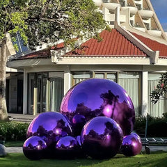 Lofaris Purple Giant Inflatable Mirror Balloon Party Decor