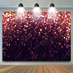 Lofaris Purple Glitter Bokeh Backdrop for Birthday Party