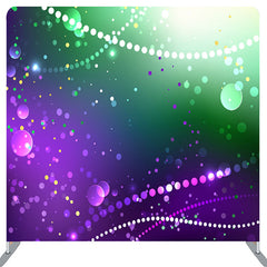 Lofaris Purple Green Gradient Glitter Bokeh Backdrop For Decor