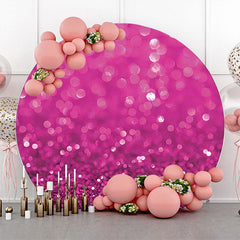 Lofaris Purple Solid Color Bokeh Circle Birthday Bakcdrop