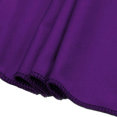 Lofaris Purple Spandex Elastic Slider Banquet Chair Sashes Bow