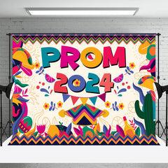 Lofaris Rainbow Stripes Easter Theme Beige Prom 2024 Backdrop