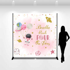 Lofaris Ready Four The Stars Galaxy Custom Birthday Backdrop