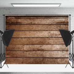 Lofaris Real Rustic Style Wood Texture Portrait Backdrop