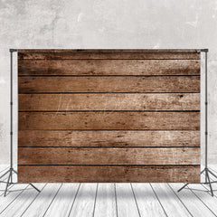 Lofaris Real Rustic Style Wood Texture Portrait Backdrop