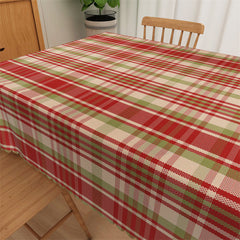 Lofaris Red Green Geruite Retro Cafe Bistro Party Tablecloth