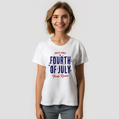 Lofaris Red White Blue Family Reunion Custom T-Shirt