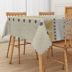 Lofaris Regular Geometric Shape Rectangle Tablecloth