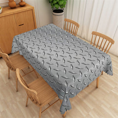 Lofaris Repeat Pattern Steel Plate Rectangle Tablecloth